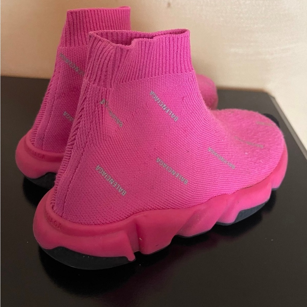 Authentic balenciaga toddler sock material shoes